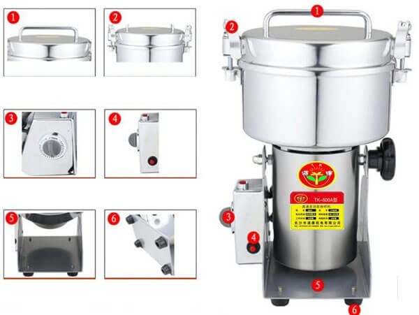 Máy xay thảo dược, máy xay nấm linh chi