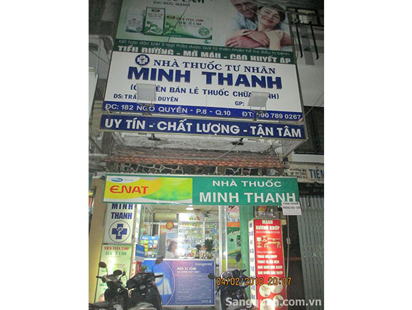 Cần sang lại nhà thuốc ngay Trung Tâm Quận 10
