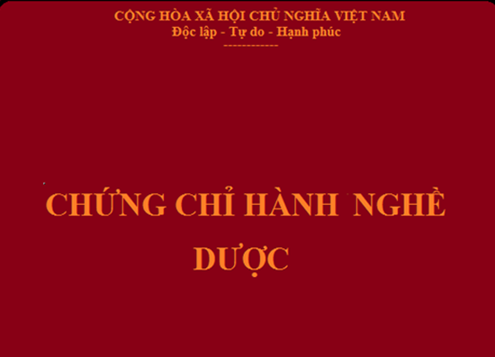Cho thuê CCHN dược 5 năm (nhà thuốc hoặc Cong ty bán buôn)