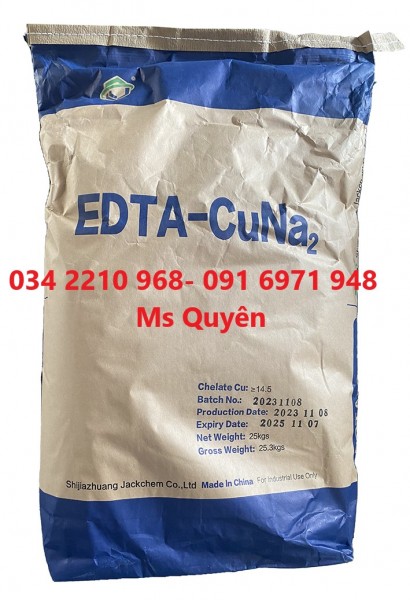 Cung cấp Khoáng vi lượng đồng hữu cơ, EDTA Cu, chelate đồng 