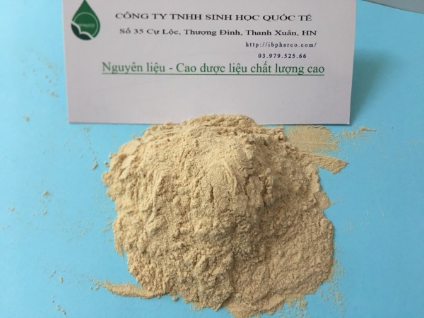 Cung cấp nguyên liệu cao khô