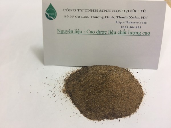 Cung cấp nguyên liệu cao khô đinh lăng