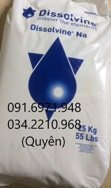 Dissolvine Na, EDTA Hà Lan 4 muối khử phèn ao nuôi chính hãng, giá sỉ