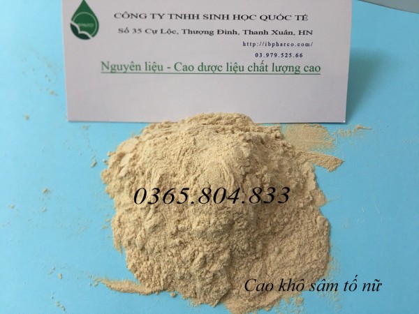 IBP cung cấp cao khô sâm tố nữ