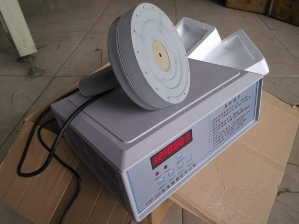 Máy dán màng siu thủ công, máy dán màng siu trên miệng hủ nhựa/hủ thuốc