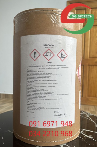 Mua bán Bronopol 99% trị nấm, ký sinh trùng