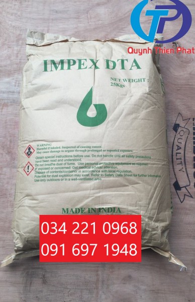 MUA BÁN EDTA ẤN ĐỘ 4 MUỐI IMPEX DTA KHỬ PHÈN GIÁ RẺ