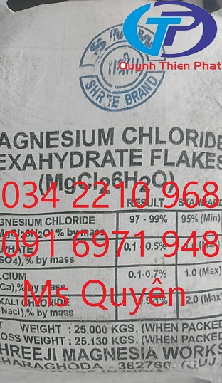 Mua bán khoáng magie MgCl2 Ấn Độ giá rẻ