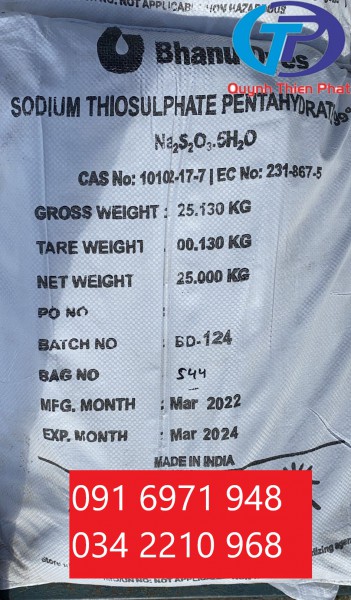 Mua bán Na2s2o3 99% natri thiosulphate hàng Ấn Độ Bhanu Dyes giá rẻ