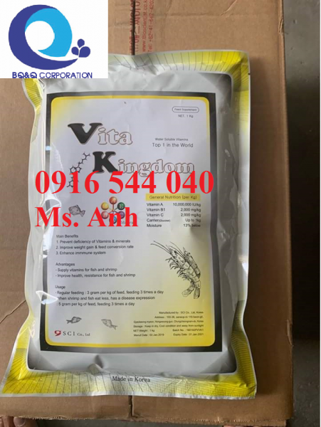 Vitamin C, Vitamin hỗn hợp cho tôm cá giá rẻ 